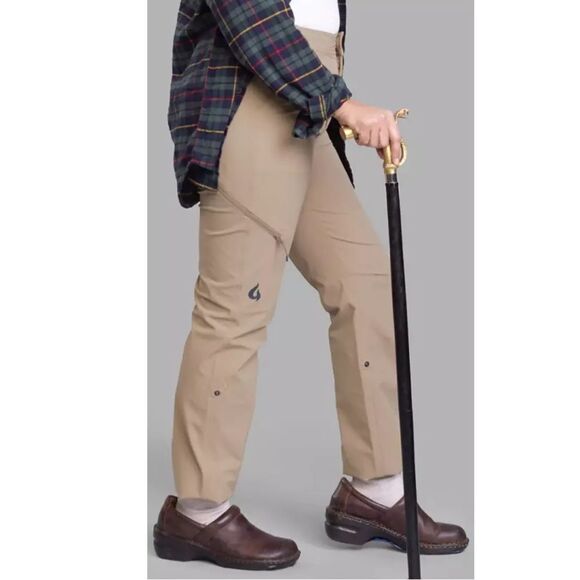 Gnara Women's Go There Pants Badlands Beige Size 8 NWT in packaging - Picture 5 of 8